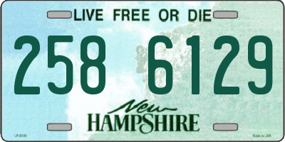 NH license plate 2586129