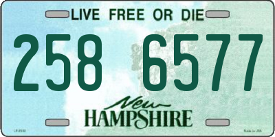 NH license plate 2586577