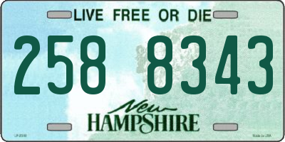 NH license plate 2588343