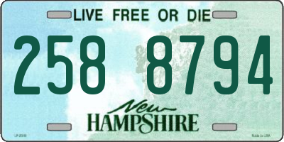 NH license plate 2588794