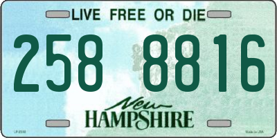 NH license plate 2588816