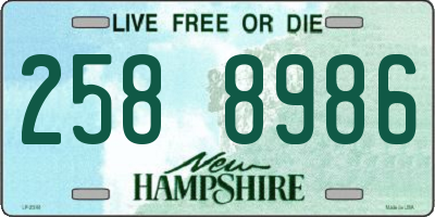 NH license plate 2588986