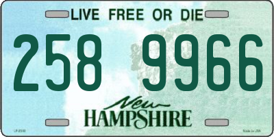NH license plate 2589966