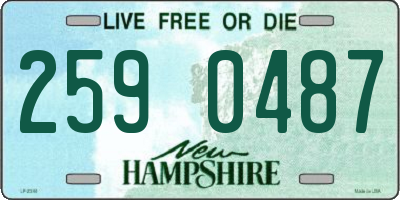 NH license plate 2590487