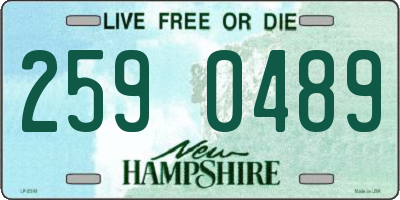 NH license plate 2590489