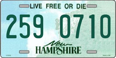 NH license plate 2590710