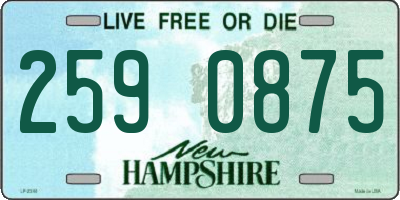 NH license plate 2590875