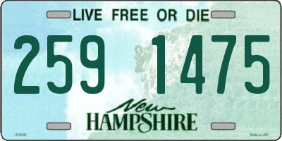NH license plate 2591475