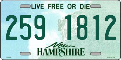 NH license plate 2591812