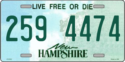NH license plate 2594474