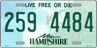 NH license plate 2594484