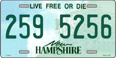 NH license plate 2595256