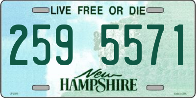 NH license plate 2595571