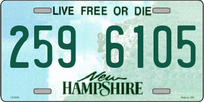 NH license plate 2596105