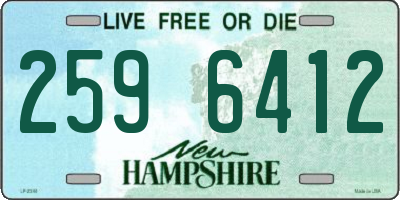 NH license plate 2596412
