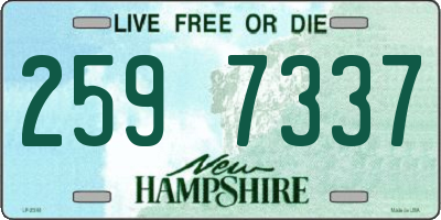 NH license plate 2597337
