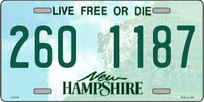 NH license plate 2601187
