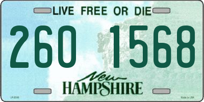 NH license plate 2601568