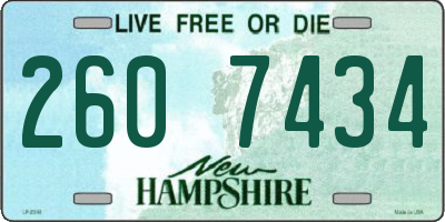 NH license plate 2607434