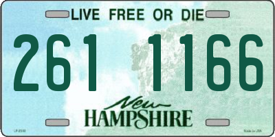NH license plate 2611166