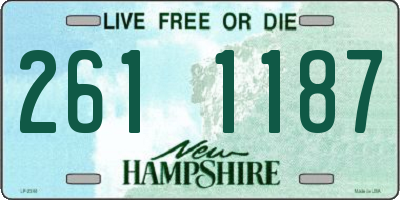 NH license plate 2611187