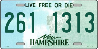 NH license plate 2611313