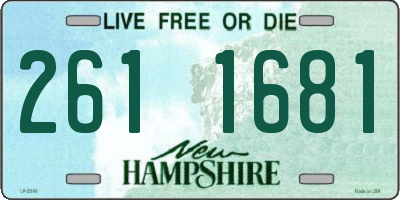 NH license plate 2611681