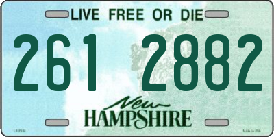 NH license plate 2612882