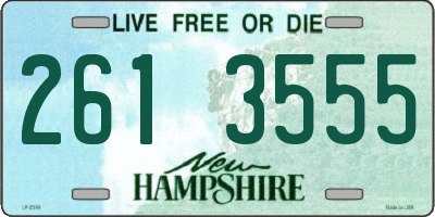 NH license plate 2613555