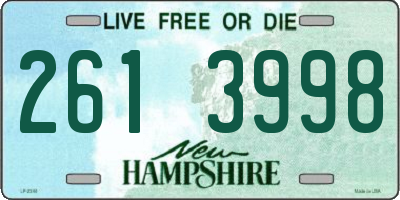 NH license plate 2613998