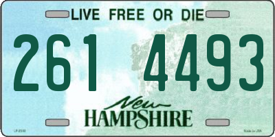 NH license plate 2614493