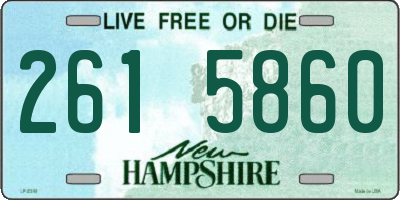 NH license plate 2615860