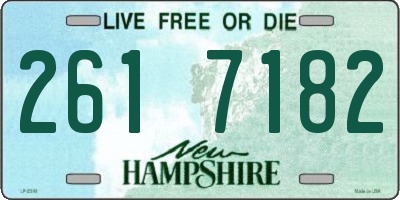NH license plate 2617182