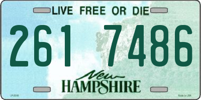 NH license plate 2617486
