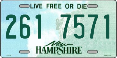 NH license plate 2617571