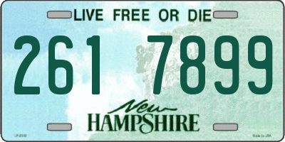 NH license plate 2617899
