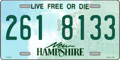 NH license plate 2618133