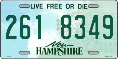 NH license plate 2618349