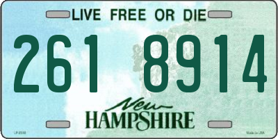 NH license plate 2618914