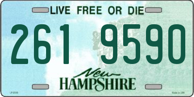 NH license plate 2619590