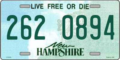NH license plate 2620894