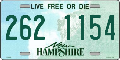 NH license plate 2621154