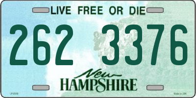 NH license plate 2623376