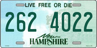 NH license plate 2624022