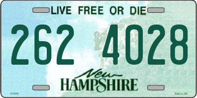 NH license plate 2624028