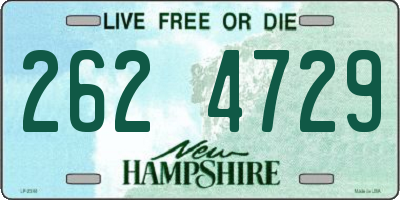 NH license plate 2624729