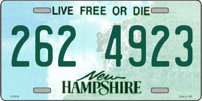 NH license plate 2624923