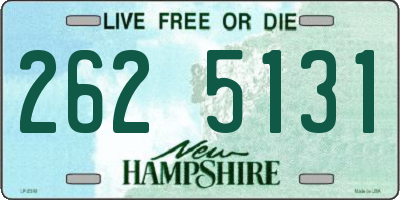 NH license plate 2625131