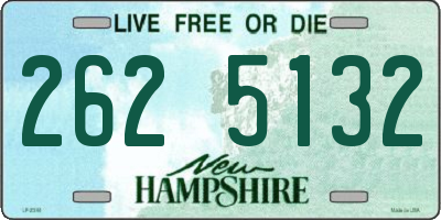 NH license plate 2625132