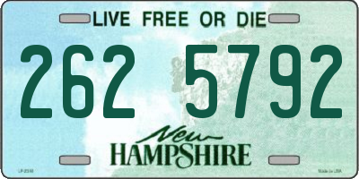 NH license plate 2625792